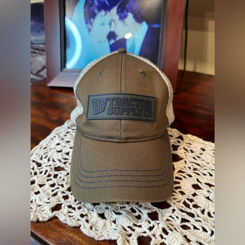 Tractor Supply Cap Hat Mesh Back Snapback Brown